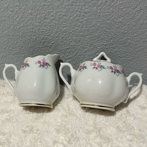 Vintage HB japan cream & sugar set